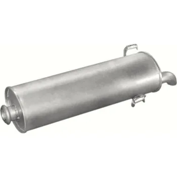 Zadní díl výfuku Výfuk POLMO - zadní tlumič - díl výfuku PEUGEOT 306 1.1i, PEUGEOT 306 1.4i, PEUGEOT 306 1.6i, PEUGEOT 306 1.8 Diesel, PEUGEOT 306 1.8i, PEUGEOT 306 1.9 Diesel (PR 19.08 [190-035])