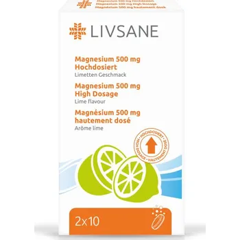 Livsane Magnézium 500 mg šumivé tablety 20 ks