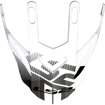 Auto-moto LS2 MX436 EVO PEAK EVOLVE WHITE BLACK