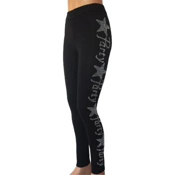 Dámské legíny Dámské módní legíny Party Barva: Černá, Velikost: M