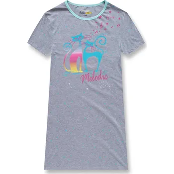 Dívčí pyžamo Dívčí noční košile šedá Kugo MP1292 Velikost: 134
