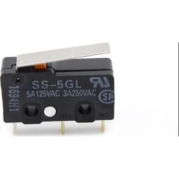 vypínač LaskaKit_cz OMRON Koncový spínač pákový 5A 125VAC