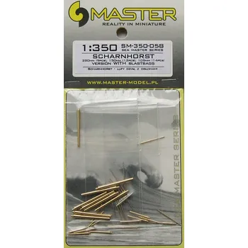 Plastikový model Master 1/350 Scharnhorst armament with blastbags (35 pcs)
