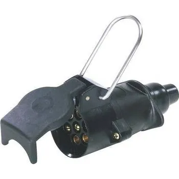 vypínač a zásuvka 7-pól. zásuvka na kabel k vlekům