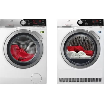 Set pračky a sušičky AEG L8FEC68SC + T8DBE68SC