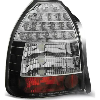 Zadní světlomet TUNING-TEC Zadní světla Honda Civic 95-00 3dv. - krystal/černé LED