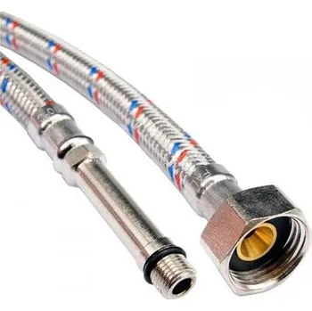 BUGNATESE Tlaková připojovací flexi hadička s nástavcem MF 3/8" x 10mm 40cm, PN10, 100°C 85381040N