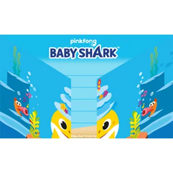 Pozvánka Baby Shark pozvánky na narozeniny 8 ks Amscan 9908481