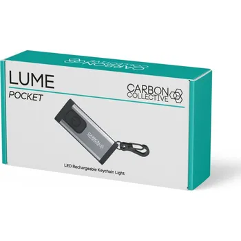 Svítilna Svítilna Carbon Collective Rechargeable LED Keychain Light - LUME Pocket