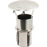 Komínová stříška s redukcí do komína pr. 150 mm (Stříška na komín pr. 150 mm výklopná)