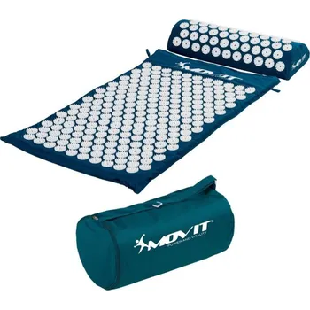 Masážní přístroj Akupresurní podložka, přenosná taška, 75x44x2,5 cm, tyrkysová