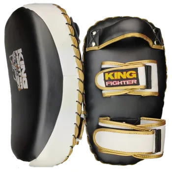 Lapa na box a MMA Thai lapa KRAB černo/zlatá/bílá (PÁR)