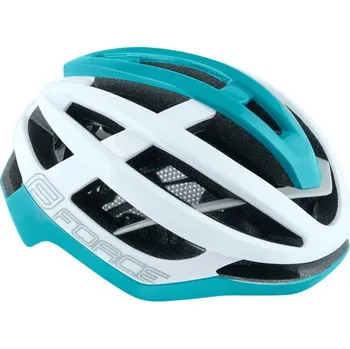 Cyklistická přilba Force Lynx bílá/tyrkysová, S/M