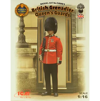 Plastikový model 1:16 British Queen's Guards Grenadier