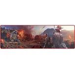 MARVO G37, podložka pod myš, Textilní podložka, Opletené okraje, Pogumovaná základna, Velikost: XL rozměr - 920 x 294 x 3 mm