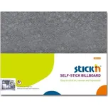 Samolepicí nástěnka Stick'n 58x46cm, šedý mramor