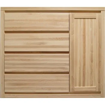 Komoda Via-nábytek Komoda buková DN44 Povrchová úprava: Moření odstín ořech