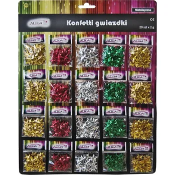 Vánoční dekorace TIRO Vánoční konfety-hvězdičky