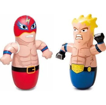 Intex 3D Bop bags 44672 modrý Nafukovací míč Intex 3D Bop bags 44672 modrý