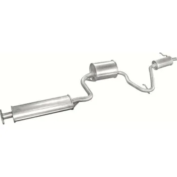 Výfukový systém Výfuk POLMO - zadní tlumič - díl výfuku DAIHATSU Cuore 0.8, DAIHATSU Move 0.8 (PR 06.26 [287-203])