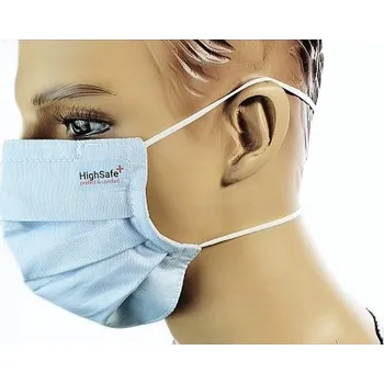 rouška Certifikovaná textilní rouška HIGHSAFE+ SE STŘÍBREM, za hlavu, pratelná 4026111UNI