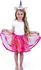 Karnevalový kostým Rappa Dětský kostým tutu sukně s čelenkou jednorožec tmavě růžový 104 - 146 cm