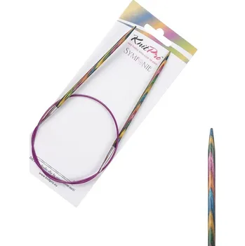 Jehlice KnitPro Symfonie kruhové fixní jehlice 4mm 60cm (KnitPro Symfonie kruhové jehlice 4mm 60cm)