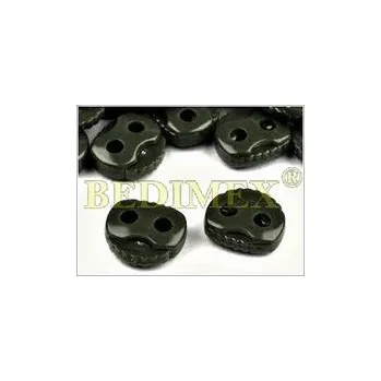 brzdička malá oválná-2dírky-khaki, pr.otvoru 4,0 mm maloodběr