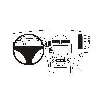 Brodit ProClip montážní konzole na palubní desku pro Lexus ES Series 06-12, 853846