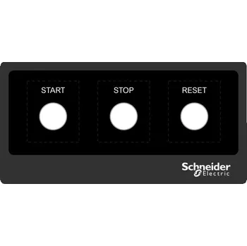 Rozvaděč ZBYLECUST02 Samolepicí folie bez symbolů, Schneider Electric