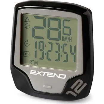 Tachometr Extend cyklopočítač M12W (černá)