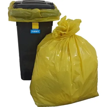 Pytle na odpadky Pytle na plasty 100x120cm/80, extra velký 240lt. , žluté