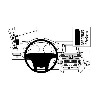 Brodit ProClip montážní konzole na palubní desku pro Honda Accord Coupé 08-12, 804151