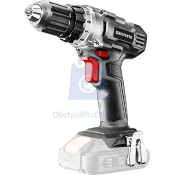 Vrtačka aku, Energy+ 18V, Li-lon, bez baterie, Graphite 10 mm rychloupínací sklíčidlo, balení 1 ks