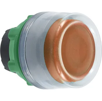 vypínač ZB5AW553C0 ORANŽ Ovládací hlavice stiskací prosvětlená, lícující s krytkou, speciální popis ŠE, Schneider Electric