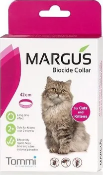 Antiparazitikum pro kočku Tommi Margus Biocide Collar pro kočky 42 cm