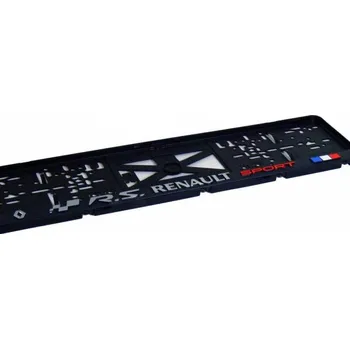 Držák SPZ Podznačka 3D RENAULT RS SPORT- (1 Ks)
