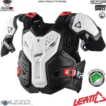 Chránič těla Chránič hrudi a zad Leatt 6.5 PRO Chest Protector White L - XL