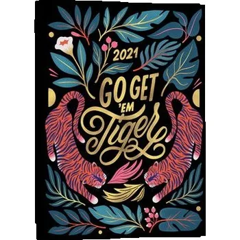 Cizojazyčná kniha GO GET EM TIGER 2021 WEEKLY PLANNER - SELLERS PUBLISHING I