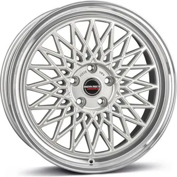 Alu kolo Alu disk Borbet B 8x17, 5x120, 72.5, ET35 silver rim polished