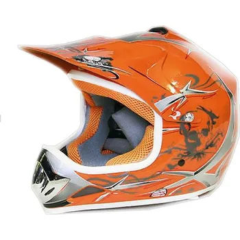 Helma na motorku Moto přilba Sunway NITRO Enduro Junior PHX - oranžová XL (55-56)