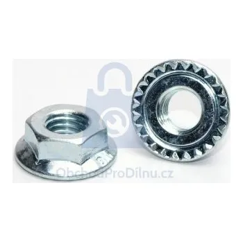 Matice Matice šestihranná s límcem ozubeným TENSILOCK, pevnost 8, pozinkovaná M8, balení 200 ks