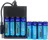 článková baterie Kentli AA 8 ks + USB nabíječka