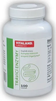 Přírodní produkt Vitaland Trávicí enzymy 100 cps.