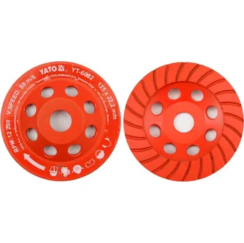 Brusný kotouč Diamantový brusný kotouč YATO 125mm k broušení betonu a kamene YT-6032