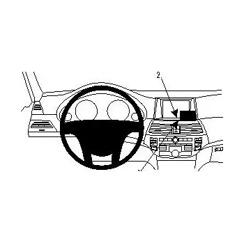 Brodit ProClip montážní konzole na palubní desku pro Honda Accord Coupé 08-12, 854592