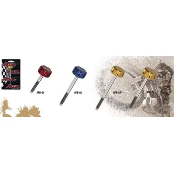 Filtr pro motocykl ACCEL šroub vzduchového filtru HONDA CRF 250/450 R/X 10-13 barva červená