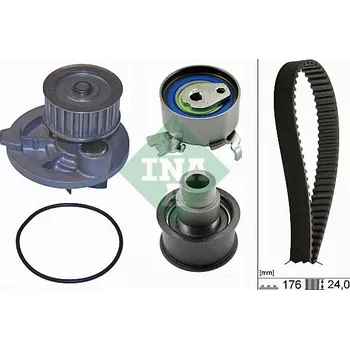 Vodní pumpa + sada ozubeného řemene Schaeffler INA 530 0079 30