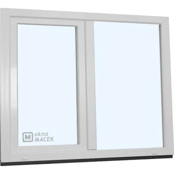 Okno KNIPPING 70 AD 1500x1200 mm bílá P 150x120 cm