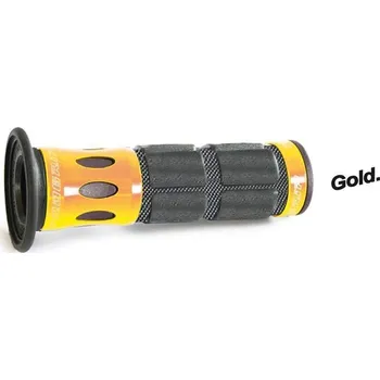 PROGRIP gripy PG744 SCOOTER ALU (22+25mm, délka 115mm) barva žlutá (jednodílné) (744-121)